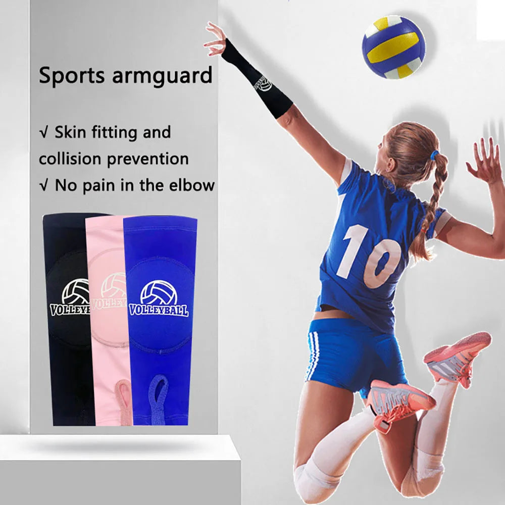 Volleyball Arm Sleeve Gloves Forearm Compression Test Training Basketball Wrist Support Brace Protector Sport Arm Guard
