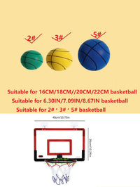 Mini Basketball Hoop for Kids Adults Indoor Small Basketball Hoop for Door Wall Mounted and Room Shooting Ball Sport Game Set