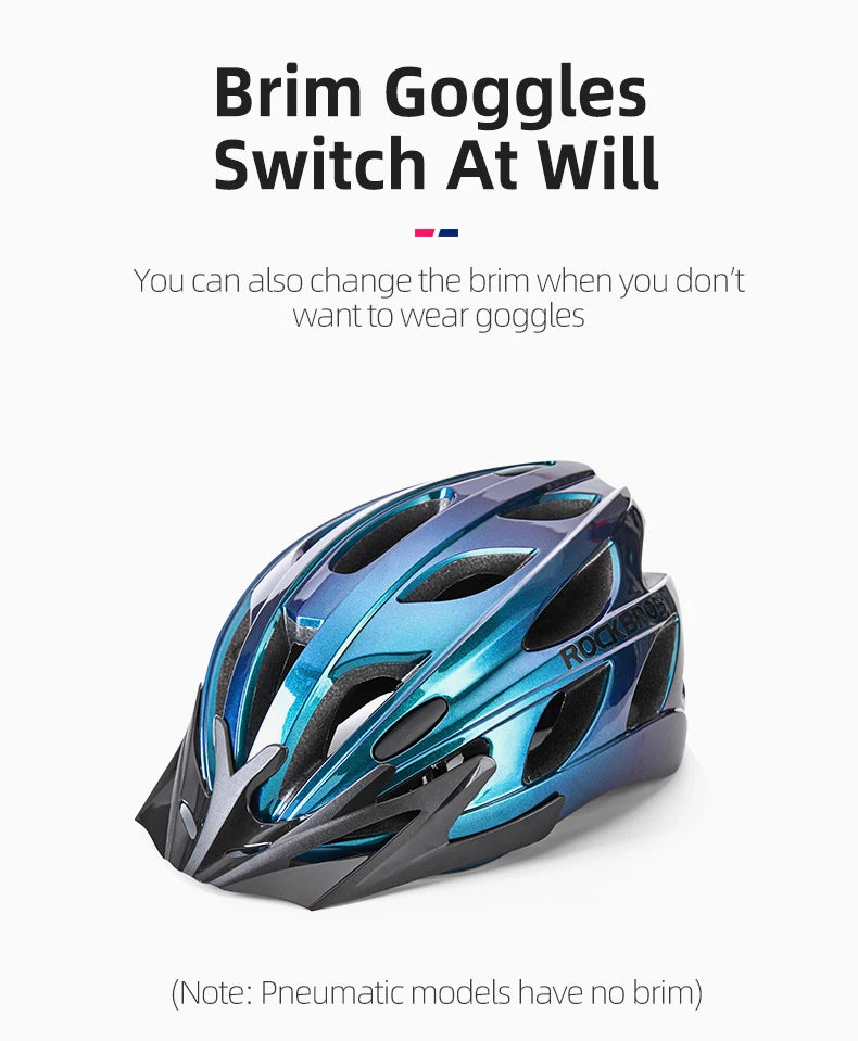 ROCKBROS Bike Helmet EPS Integrally-molded Breathable Lightweight Cycling Safety Helmet Men Women MTB Road Bicycle Helmet