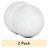 2 Pack Youth Volleyball Indoor Outdoor Composite Durable Full Size Easy to Control Ready to Use Perfect Practice Games