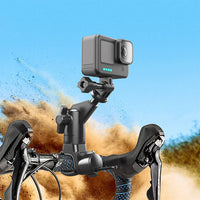 Handlebar Mount Bracket 360 Rotating Motorcycle Bike Camera Holder for Insta360 DJI Action Camera