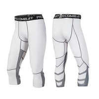 Men's Compression Pants Cycling Running Basketball Soccer Elasticity Sweatpants Fitness Tights Legging Trousers Rash Guard