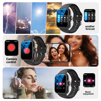 Smart watch with multiple sports modes, can make and receive calls, message reminders, compatible with Android and iPhone