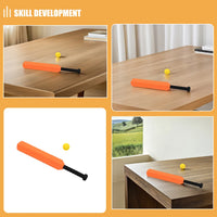 2 set Cricket Bat Set Portable Training Stick For Indoor Outdoor Use Beginner Sports Parent- Bonding Activity Cricket