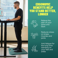 Fitness Yoga Mat Anti-noice Non-Slip Extra Thick Support Gymnastics Mat Aerobics Pilates Mat Indoor Fitness Equipment