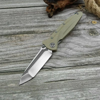 Folding Pocket Knife High Quality Multi-tool D2 Blade G10 Handle Outdoor Camping Fishing Sharp Cutting Combat Knives Men's Gift
