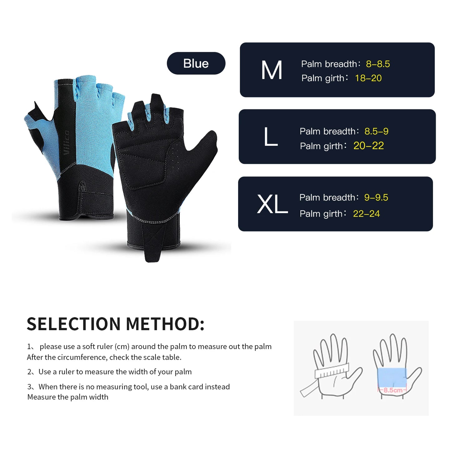 Workout Gloves Men Women Gym Lifting Fitness Climbing Exercises Work Out Wrist Belt Shock Absorb Foam Pad Palm Crossfit