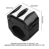 Invisible Ring Shape Bike Phone Holder Aluminum Alloy MTB Road Bicycle Cell Phone Mount Stand Cycling Navigation Bracket