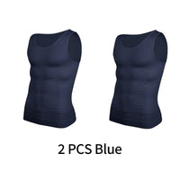 Men Compression Vest Sleeveless Shapewear Slimming Body Shaper Shirt Gym Workout Corset Tummy Control Tank Top Abs Abdomen