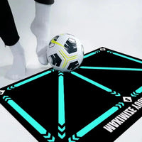 90cm Football Training Mat Durable Non Slip Foldable Kids Adults Dribble Training Mat Football Training Indoor Ourdoor Equipment