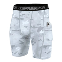 Men's Athletic Compression Shorts: Lightweight, Breathable & Quick-Drying for Running, Jogging, Walking, Trekking & Hiking