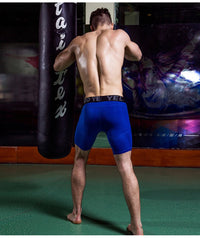 Men's Sports Fitness Shorts Gym Training Quick-Drying Compression Leggings Cycling Shorts Basketball Running Short Workout Tight