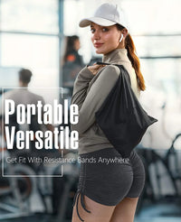 Pilates Bar Kit with Resistance Bands Multifunctional Yoga Bar Portable Home Gym Resistance Bar Kit for Full Body Workouts