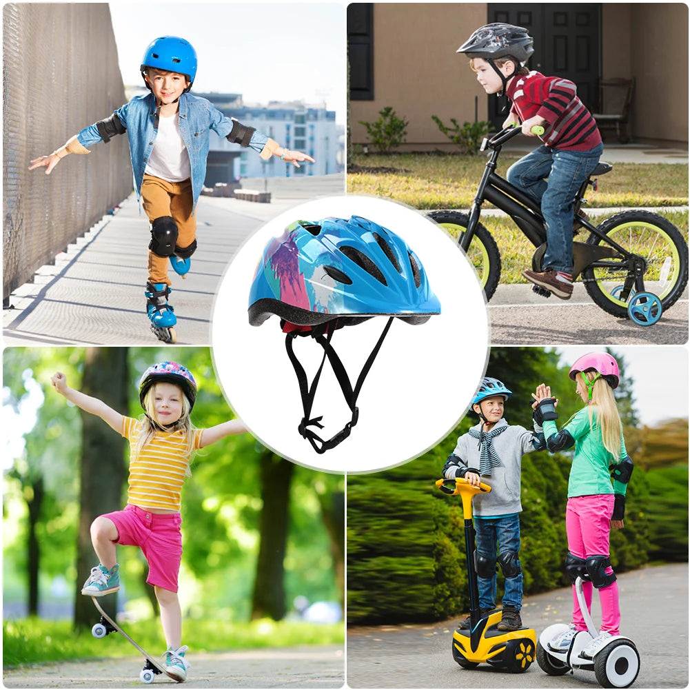2-1PCS Kids MTB Road Bike Helmets EPS PC Safe Cycling Children Helmet Ultralight Riding Skating Helmet Outdoor Sports Headpiece