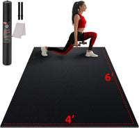 Extra Thick 7mm High-Density Exercise Mat, Multiple Sizes for Home Gym, Cardio, Yoga & MMA