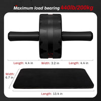 Improve your fitness routine with the Ultimate Core-Strengthening Ab Roller Wheel - Durable and Convenient Design for Maximum Su