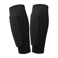 1 Pairs Shin Defender with Honeycomb Pads Soccer Shin Pads Breathable Lightweight Calf Protective Gear for Boys Girls Men Women