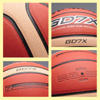 Original Molten GD7X Basketball Soft Touch Rubber and Faux Leather Training Basketball High Bounce Indoor Outdoor Basketball