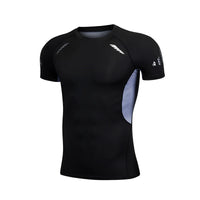 Men's Running Compression Tshirts Quick Dry Soccer Jersey Fitness Tight Sportswear Gym Sport Short Sleeve Shirt Breathable