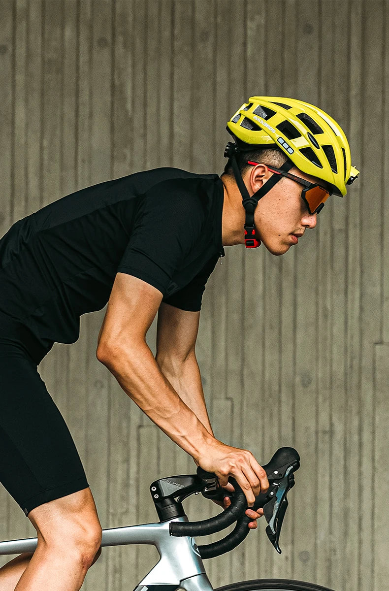 ROCKBROS Cycling Light Helmet USB Charging Electric LED Front Light Helmet Night Cycling Safety Helmet Bicycle Scooter Helmet