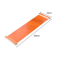 140/180/200CM Yoga Sliding Mat Sport Fitness Glide Pilates Skating Training Board Mat for Ice Hockey Roller Skating Leg Exercise