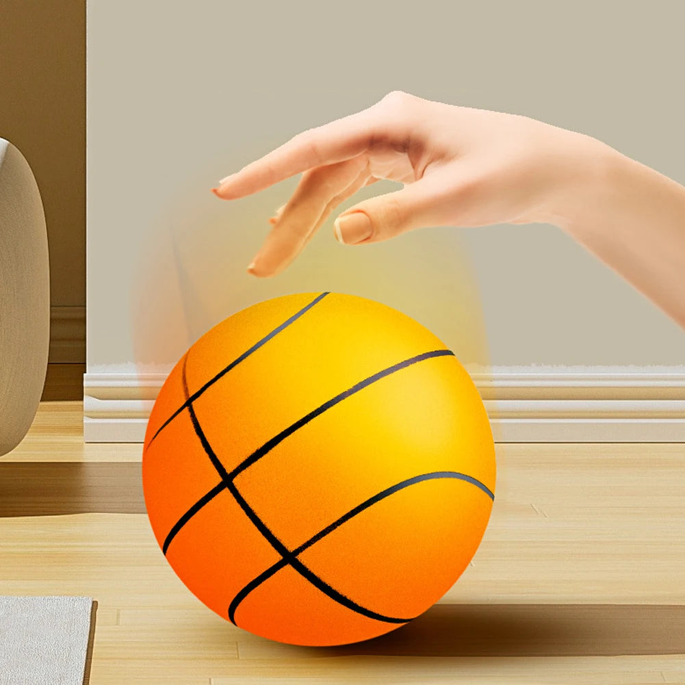 18cm Silent Basketball Indoor Training Ball Mute Bouncing Basketball for Various Indoor Activities
