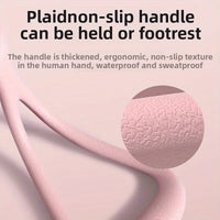 Pink 8-shaped tension device, open back 8-shaped tension rope, back strength training elastic stretching band