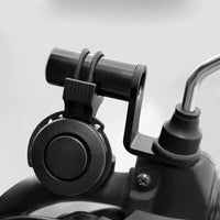Motorcycle Bicycle Phone Holder Aluminum Alloy Handlebar Stand Bike Phone Stand Rearview Mirror Mount Extender Bracket Clamp