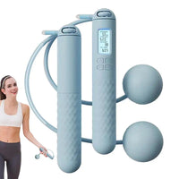 Smart Cordless Counting Skipping Rope Fitness Ropeless Jump Rope With Counter Weighted Skipping Rope For Fitness Accessories