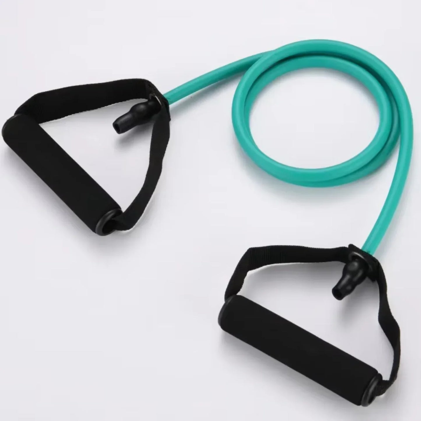 Resistance Band with Handles Yoga Drawstring Elastic Fitness Workout Tube Band   Workout Strength Training