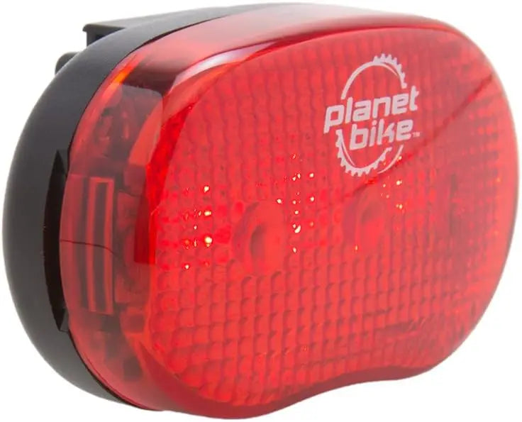 Beamer 1 & Blinky 3 Bike Light Set, White Head/Red Tail