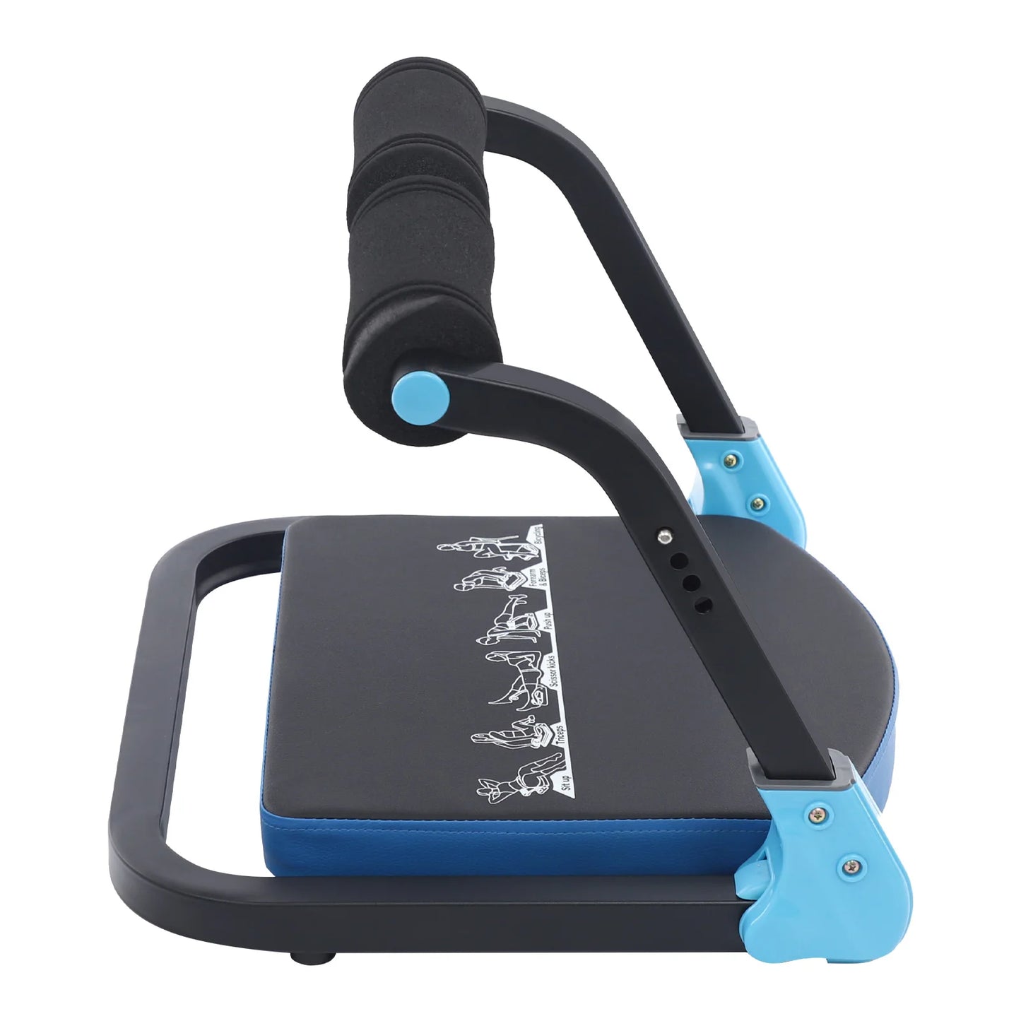 Sit up Exercise Abdominal Workout Equipment Multifunctional Ab Trainer with 265 Lbs Weight Capacity for Home Gym Office