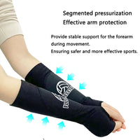Volleyball Arm Sleeve Gloves Forearm Compression Test Training Basketball Wrist Support Brace Protector Sport Arm Guard