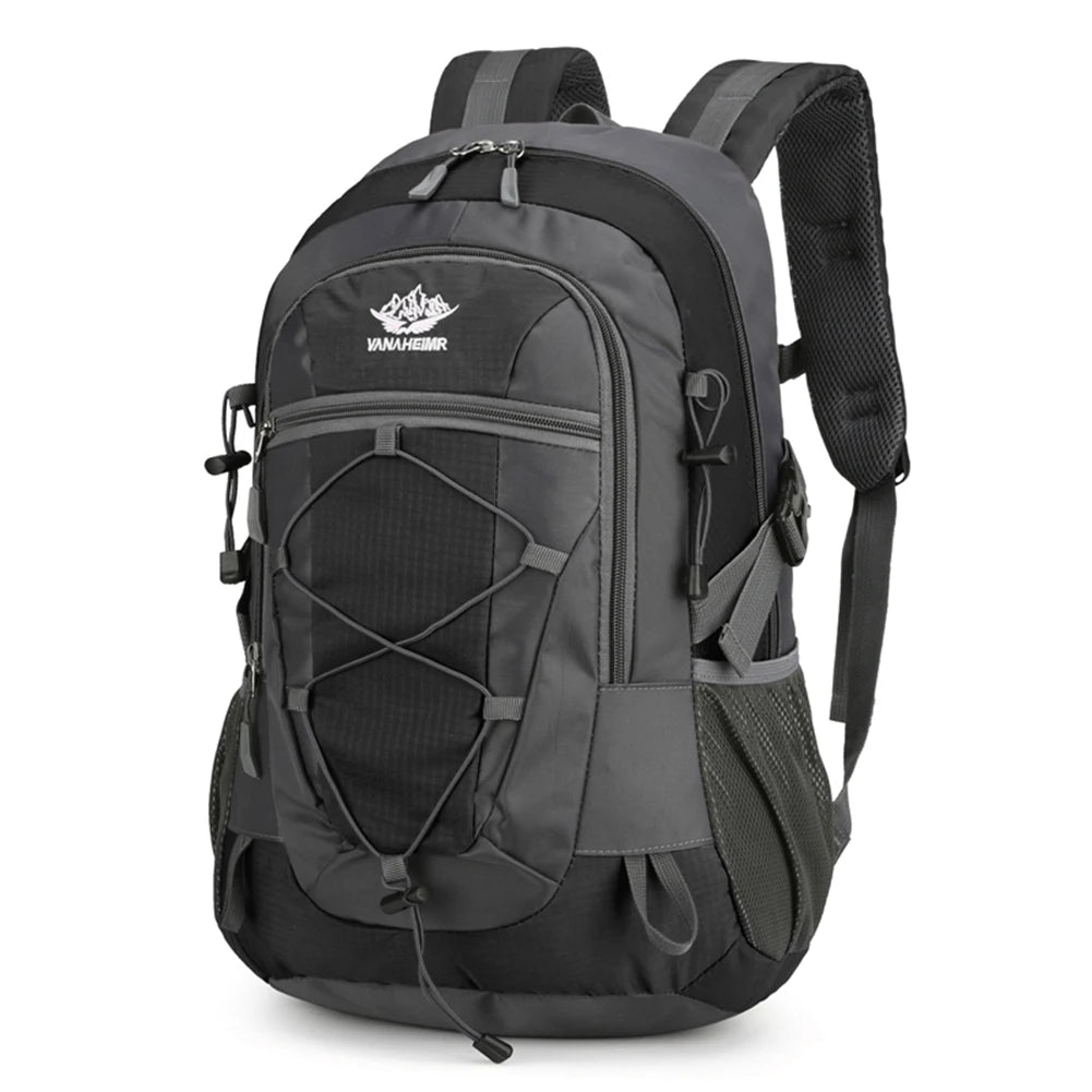 Hiking Backpack Nylon Backpack Multifunctional Climbing Backpack Waterproof Travel Backpack Large Capacity Camping Backpack