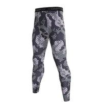 Men Camouflage Sports Leggings Men Running Training Compression Leggings Quick Dry Trousers Fitness Pants Running Jogging Tights
