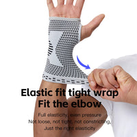 Gym Sports Wristband Wrist Protector Palm Guard Wrist Support Adjustable Wrist Brace Strap Compression Gloves for Carpal Tunnel