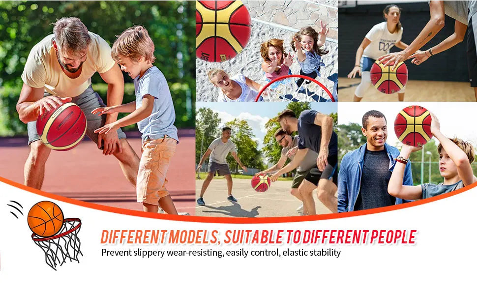 Original Molten Basketball XJ1000 Size 6, 7 Indoor/Outdoor Training Wear-Resistant Basketball