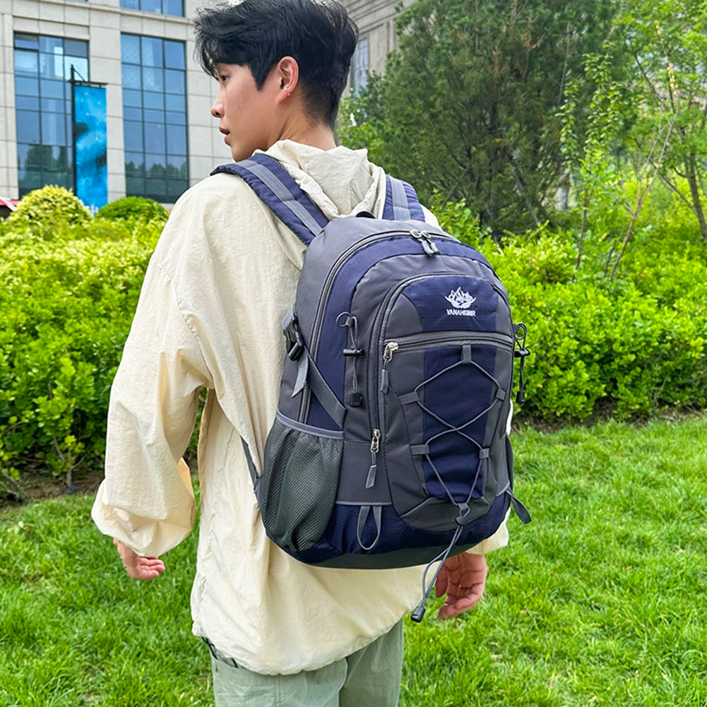 Hiking Backpack Nylon Backpack Multifunctional Climbing Backpack Waterproof Travel Backpack Large Capacity Camping Backpack