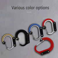 Multi Functional Aluminum Carabiner Mountaineering Buckle Quick Buckle for Outdoor Climbing Camping