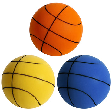 18cm Silent Basketball High-Resilience Foam Basketball Indoor Training Ball for Various Indoor Activities