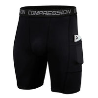 Men's Athletic Compression Shorts: Lightweight, Breathable & Quick-Drying for Running, Jogging, Walking, Trekking & Hiking