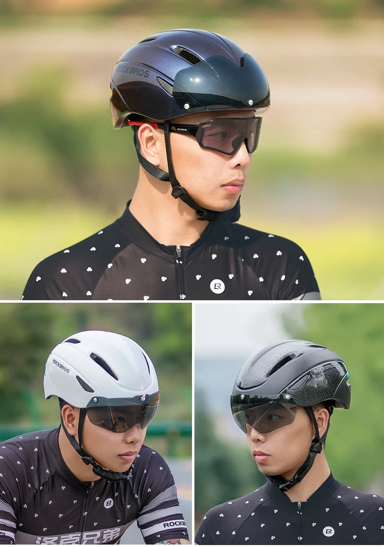 ROCKBROS Bike Helmet EPS Integrally-molded Breathable Lightweight Cycling Safety Helmet Men Women MTB Road Bicycle Helmet