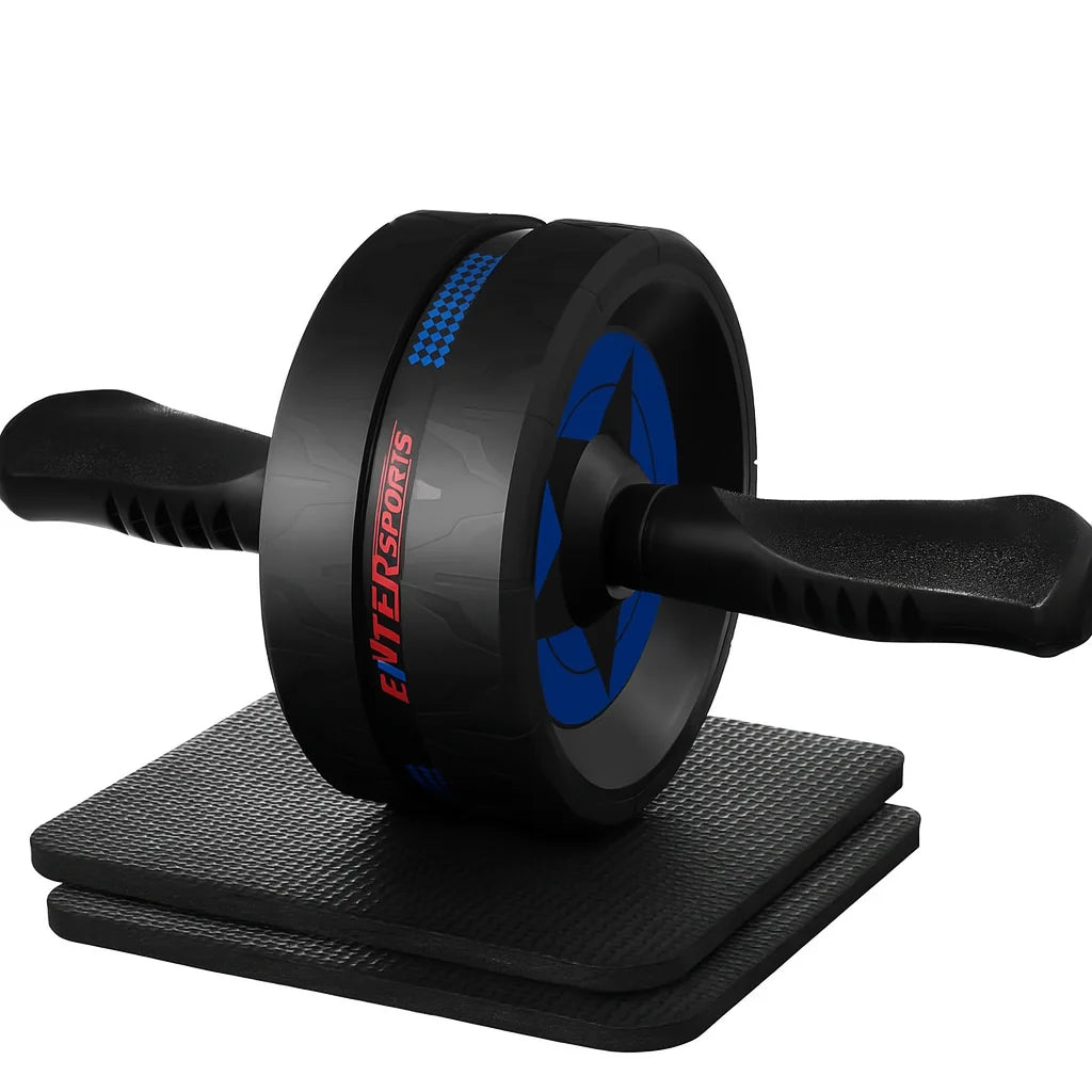 Ab Roller Wheel for Abs Workout - Abdominal Exercise Equipment with 2 Knee Pads for Home Gym, Core Strength Training, Fitness Eq