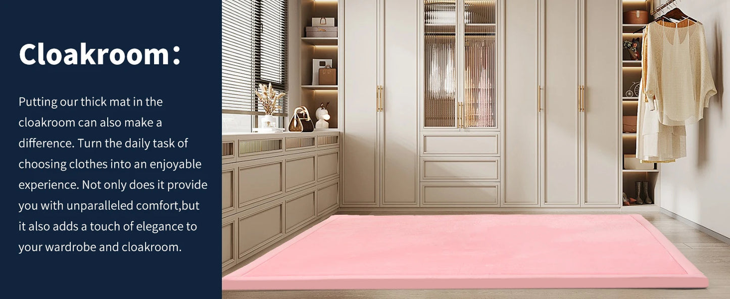 3cm Thick Baby Play Mat Carpet Solid Living Room Kids Room Decoration Soft Children Rug Yoga Mats Foam Play Mat Crawling Mat