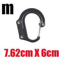 Multi Functional Aluminum Carabiner Mountaineering Buckle Quick Buckle for Outdoor Climbing Camping