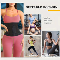 Waist Trainer for Women Underbust Waist Cincher Corset Tummy Control Sport Girdle Hourglass Body Shaper