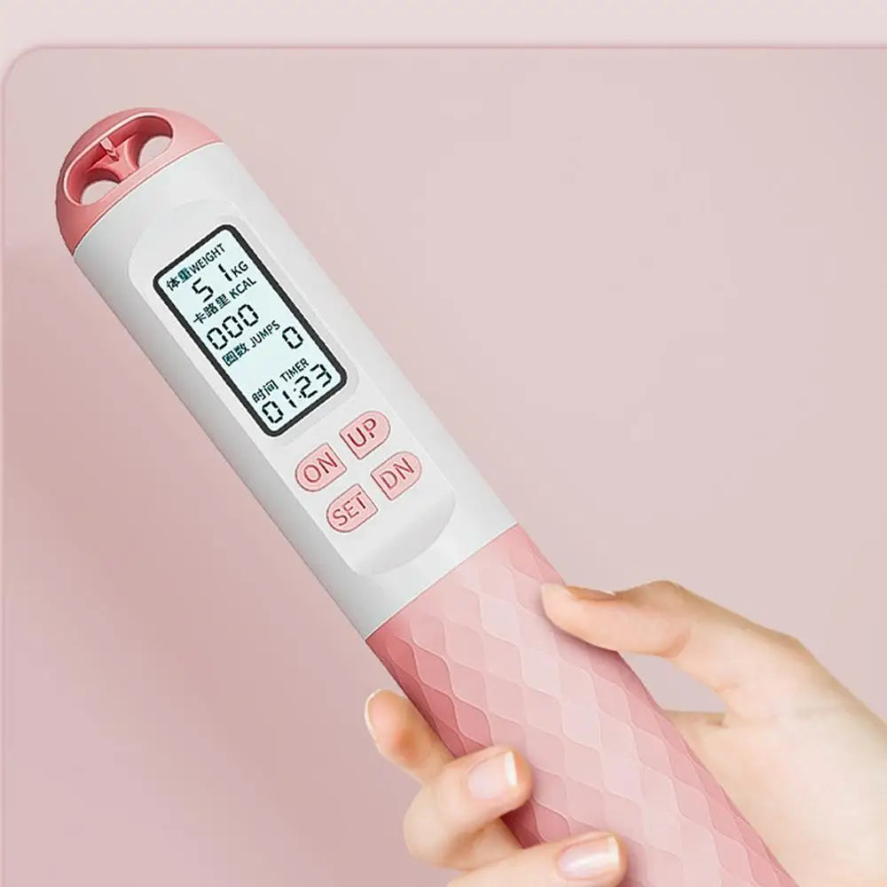 1Pair Ropeless Jump Rope Smart Cordless Counting Skipping Rope Anti-Slip Adjustable Weighted Cordless Jump Ropes