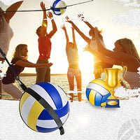 Volleyball Spike Trainer Volleyball Solo Serve Trainer with Adjustable Belt Wear Resistant for Beginners
