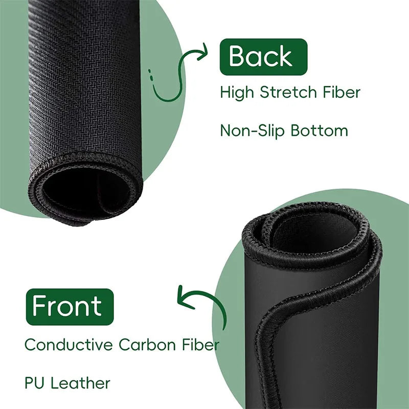 Grounding mat, suitable for home or office use to enhance health, with grounding wire for yoga mats