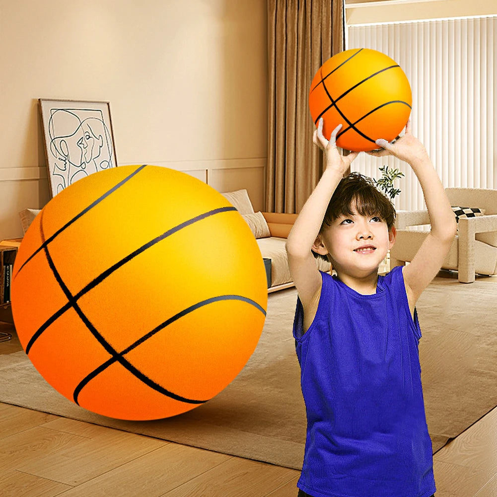 18cm Silent Basketball Indoor Training Ball Mute Bouncing Basketball for Various Indoor Activities